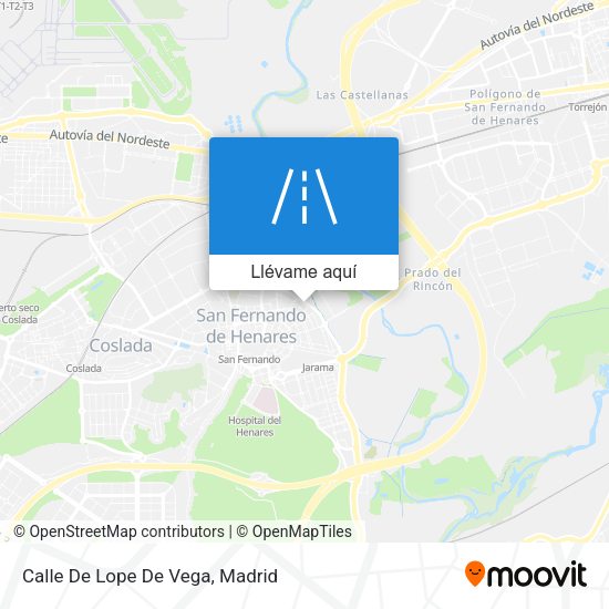 Mapa Calle De Lope De Vega