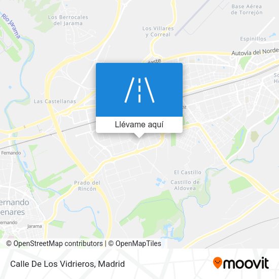 Mapa Calle De Los Vidrieros