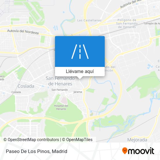 Mapa Paseo De Los Pinos
