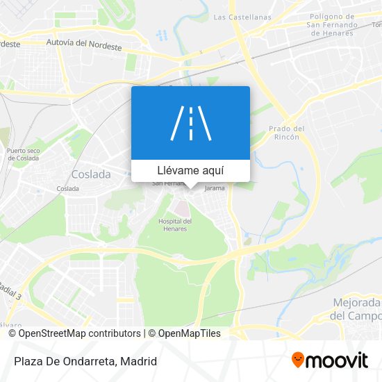 Mapa Plaza De Ondarreta