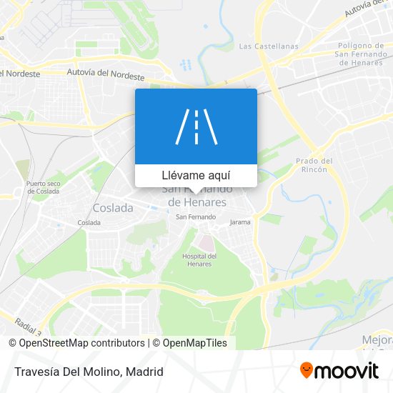 Mapa Travesía Del Molino