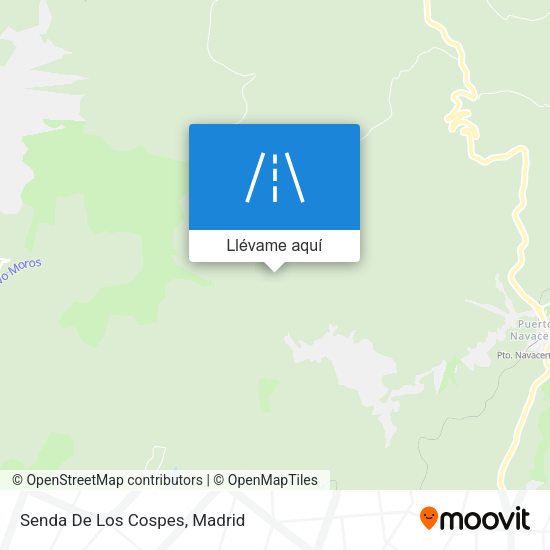 Mapa Senda De Los Cospes