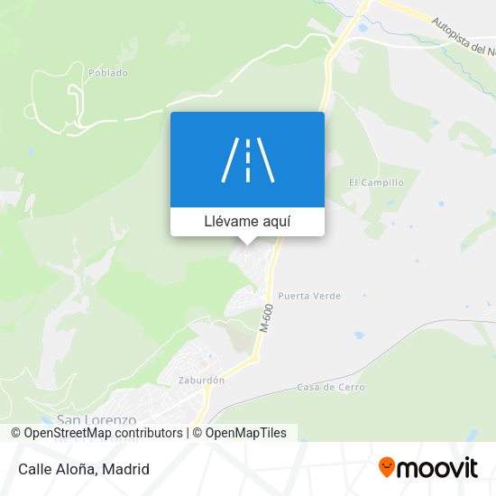 Mapa Calle Aloña