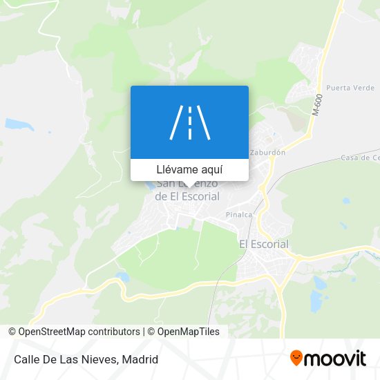 Mapa Calle De Las Nieves