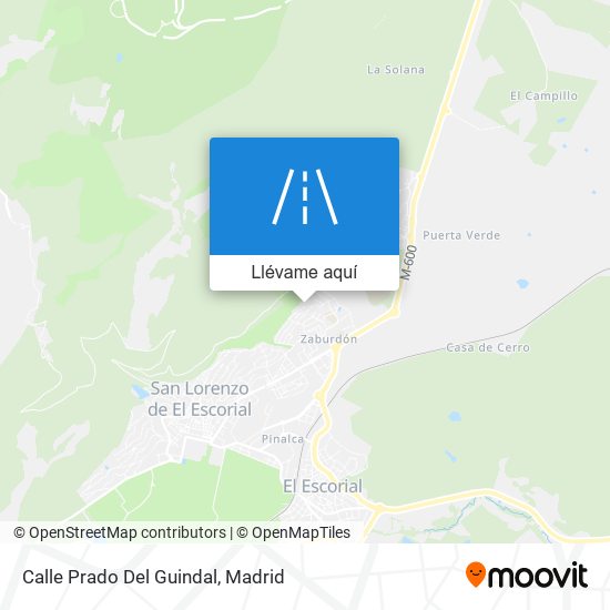 Mapa Calle Prado Del Guindal