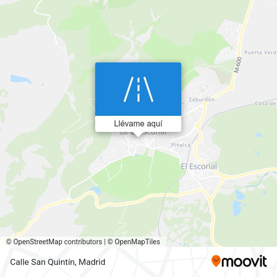 Mapa Calle San Quintín