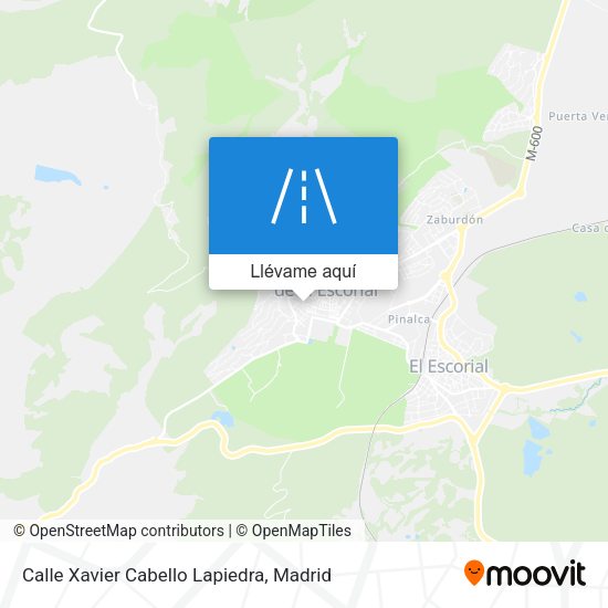 Mapa Calle Xavier Cabello Lapiedra