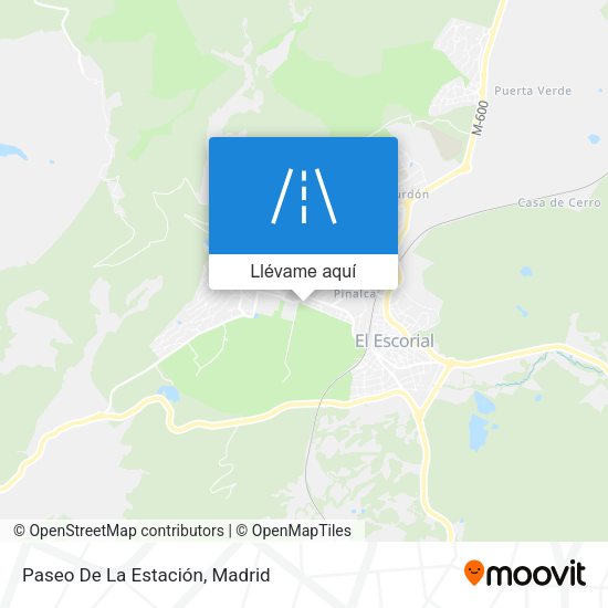 Mapa Paseo De La Estación
