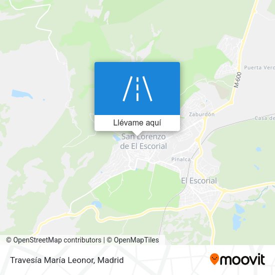 Mapa Travesía María Leonor
