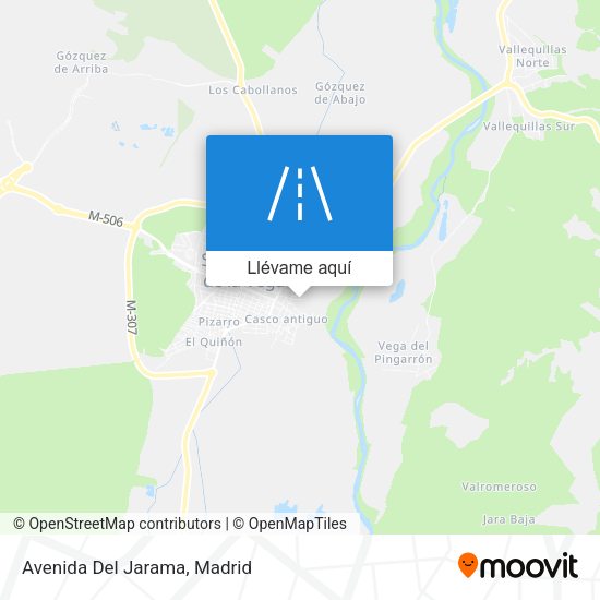 Mapa Avenida Del Jarama