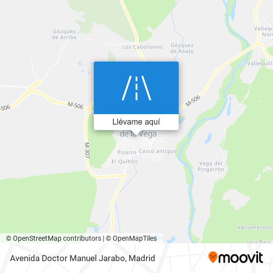 Mapa Avenida Doctor Manuel Jarabo