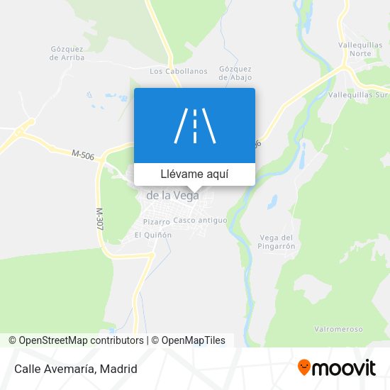 Mapa Calle Avemaría