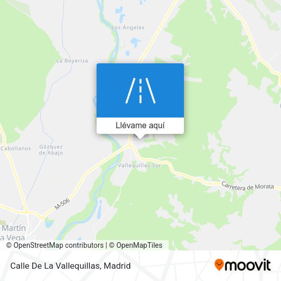 Mapa Calle De La Vallequillas