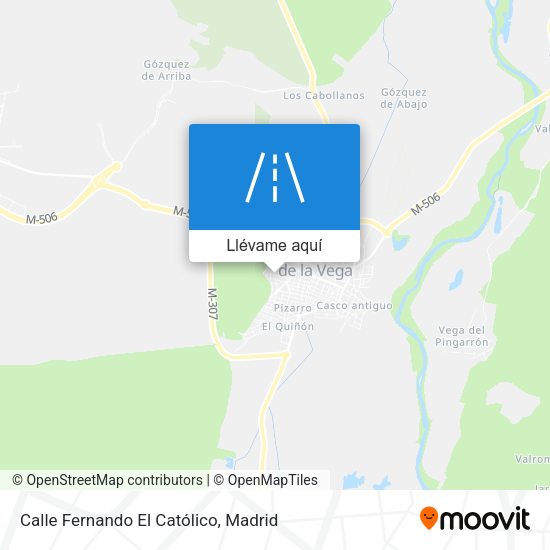 Mapa Calle Fernando El Católico