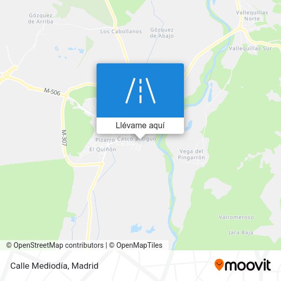 Mapa Calle Mediodía