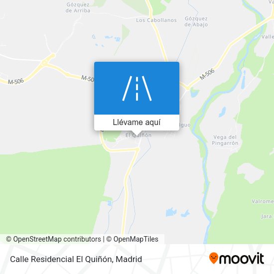 Mapa Calle Residencial El Quiñón