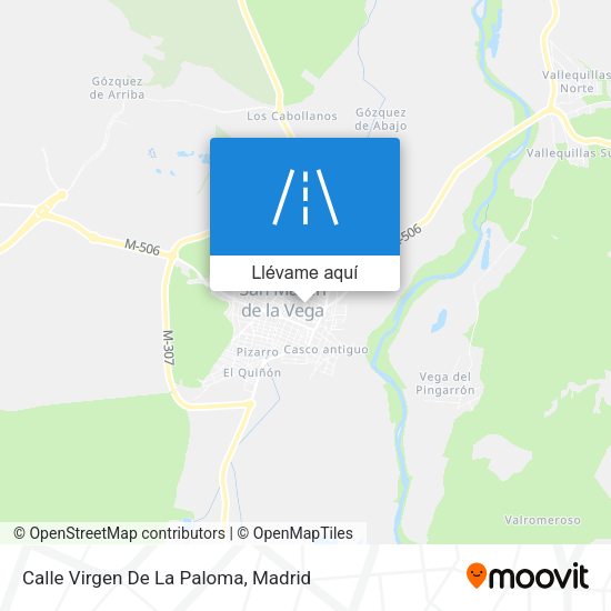 Mapa Calle Virgen De La Paloma