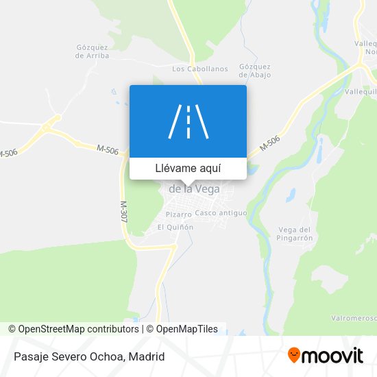 Mapa Pasaje Severo Ochoa