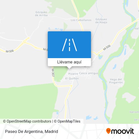 Mapa Paseo De Argentina