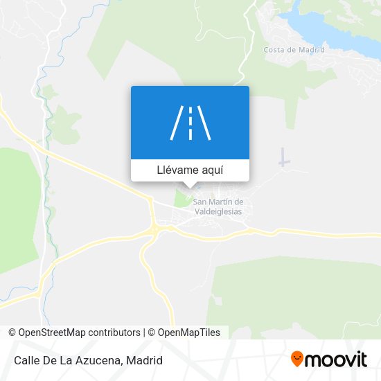 Mapa Calle De La Azucena