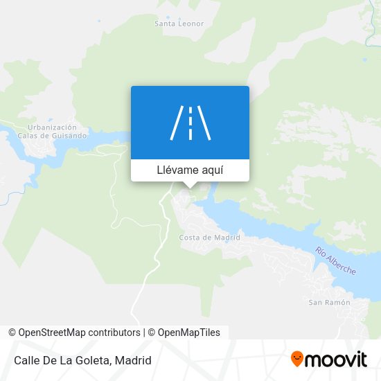 Mapa Calle De La Goleta