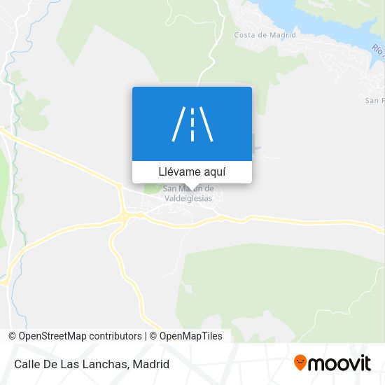 Mapa Calle De Las Lanchas