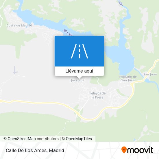 Mapa Calle De Los Arces