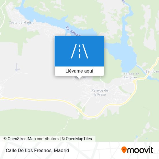 Mapa Calle De Los Fresnos