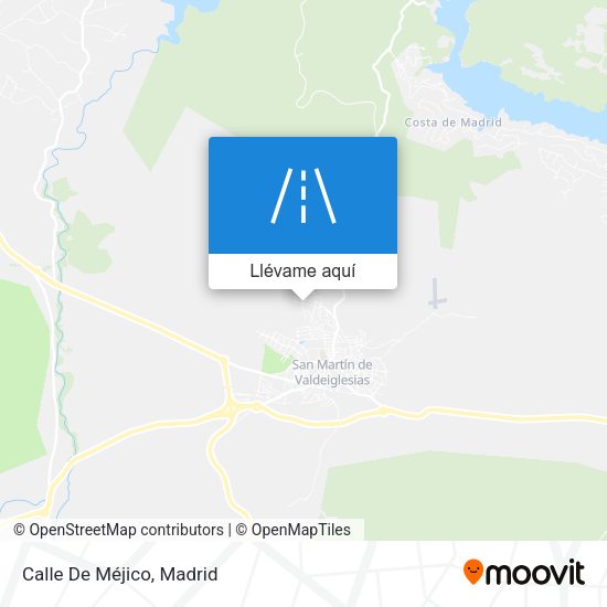 Mapa Calle De Méjico