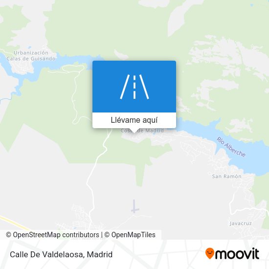 Mapa Calle De Valdelaosa