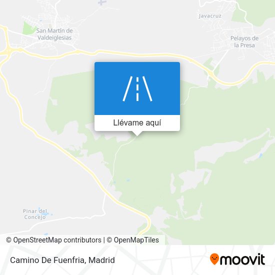 Mapa Camino De Fuenfria