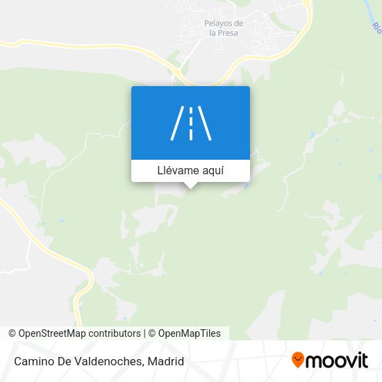 Mapa Camino De Valdenoches