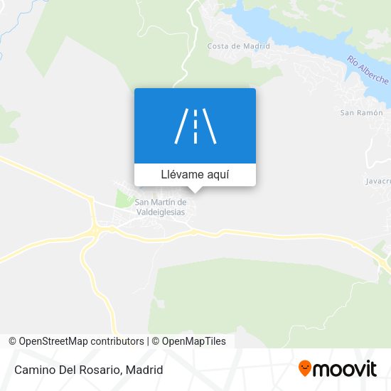 Mapa Camino Del Rosario