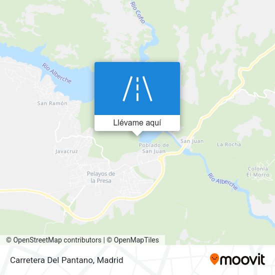 Mapa Carretera Del Pantano