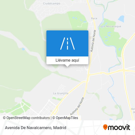 Mapa Avenida De Navalcarnero