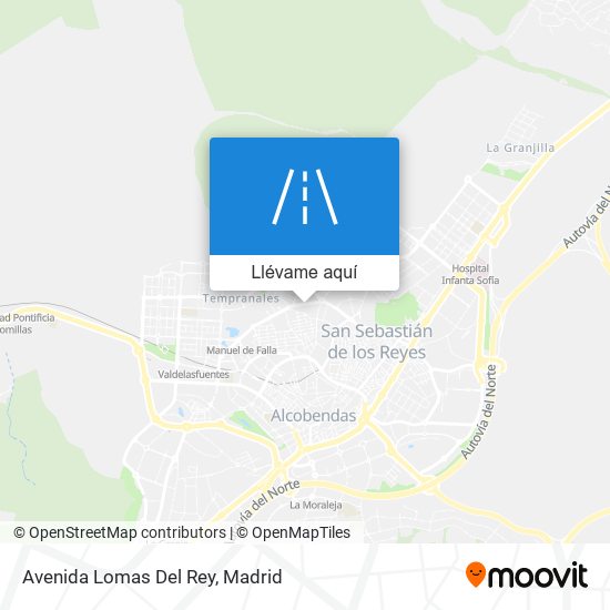 Mapa Avenida Lomas Del Rey