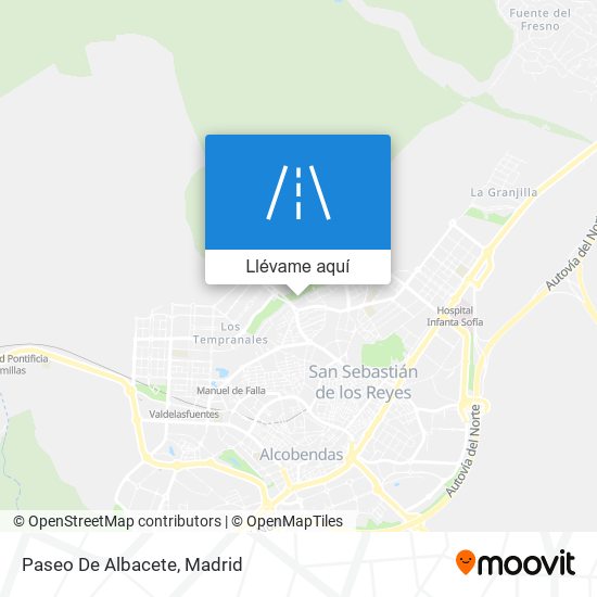 Mapa Paseo De Albacete