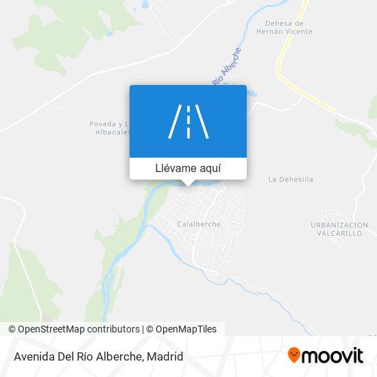 Mapa Avenida Del Río Alberche