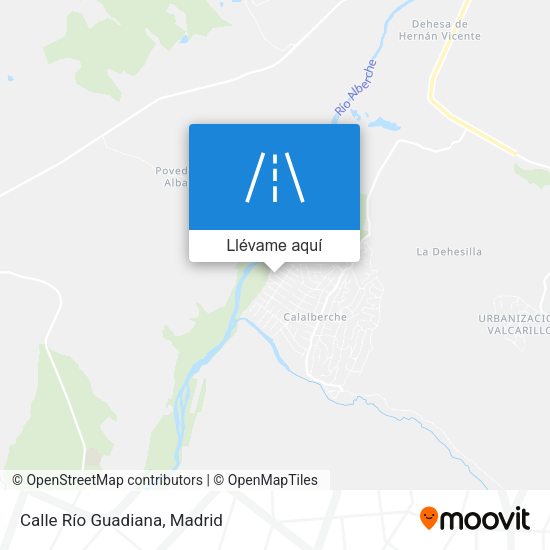 Mapa Calle Río Guadiana