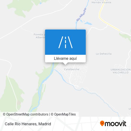 Mapa Calle Río Henares
