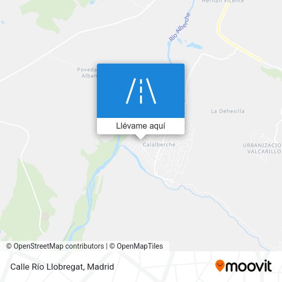 Mapa Calle Río Llobregat