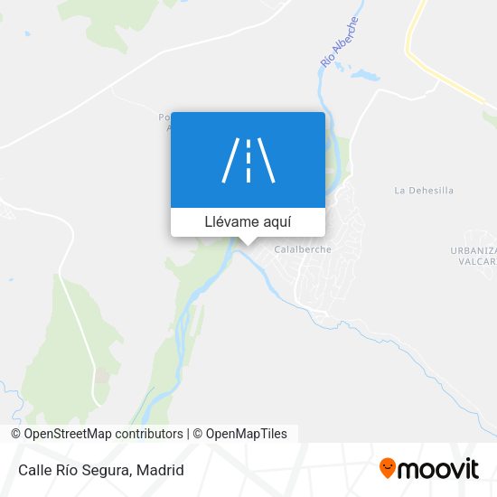 Mapa Calle Río Segura