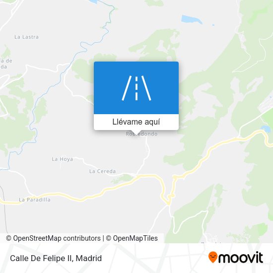 Mapa Calle De Felipe II