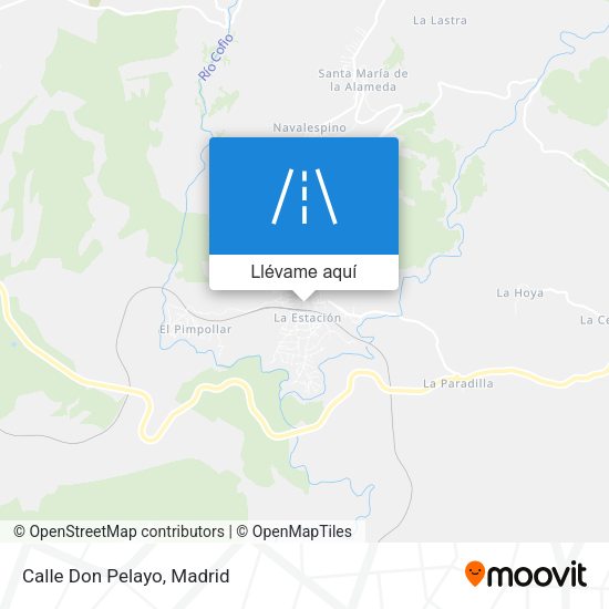 Mapa Calle Don Pelayo