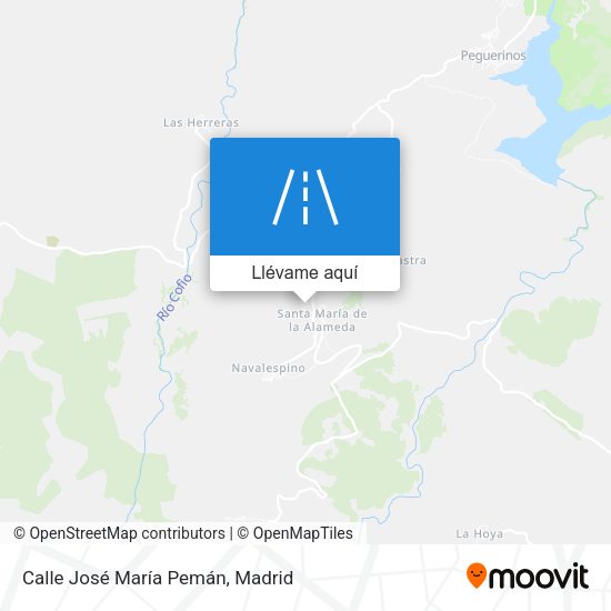 Mapa Calle José María Pemán