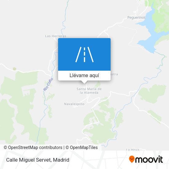 Mapa Calle Miguel Servet