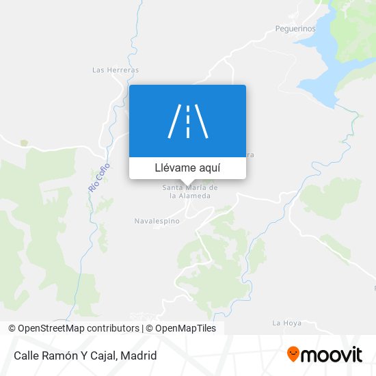 Mapa Calle Ramón Y Cajal