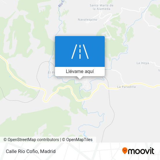 Mapa Calle Río Cofio