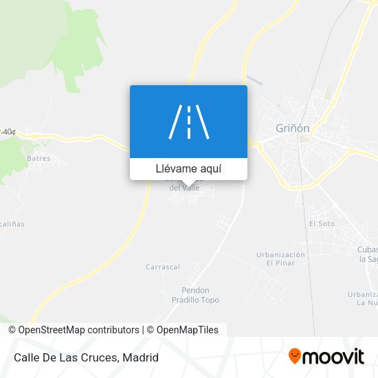 Mapa Calle De Las Cruces