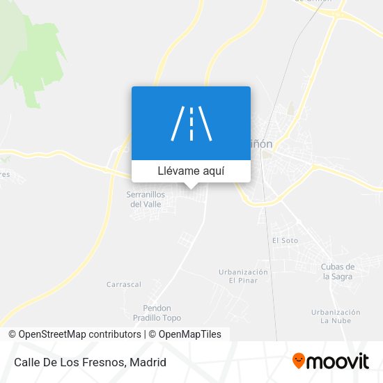 Mapa Calle De Los Fresnos